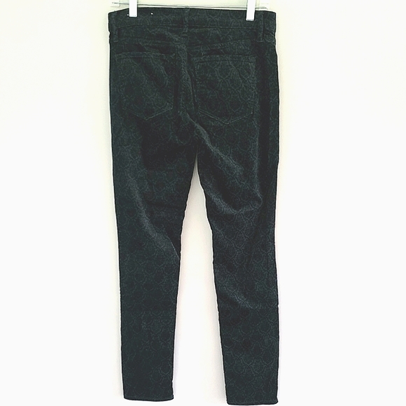 Ann Taylor LOFT Modern Skinny Floral Velvet Pants Size 26 - Picture 5 of 11